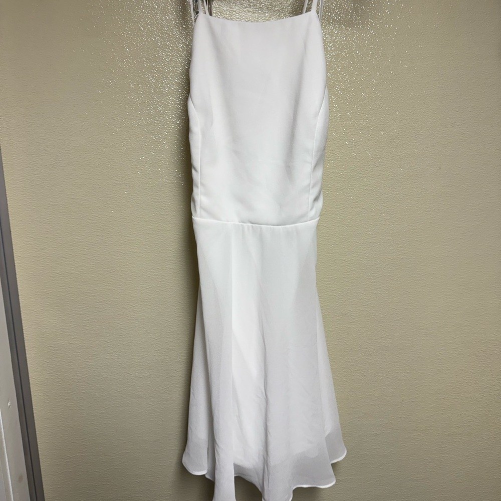 Lulu's Strapless White Dress